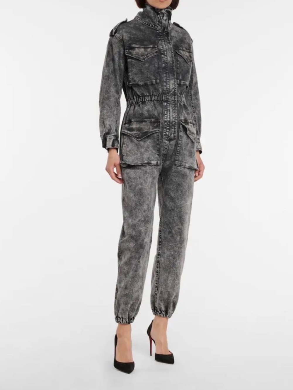 NEW Norma Kamali Denim Jumpsuit SZ 4